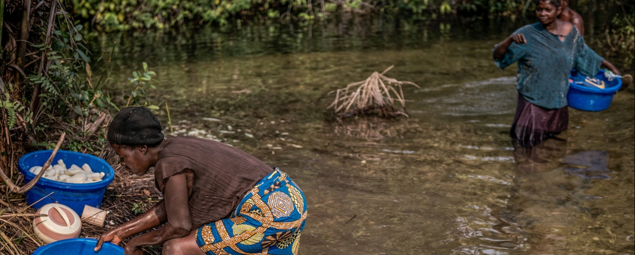 Cassava washing